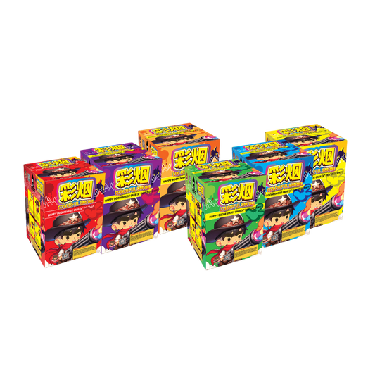 25 SHOOT CAKE COLOUR - 6 COLOR MIX